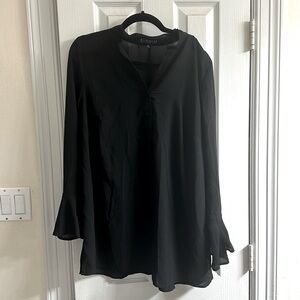NWT Eloquii black dress shirt!